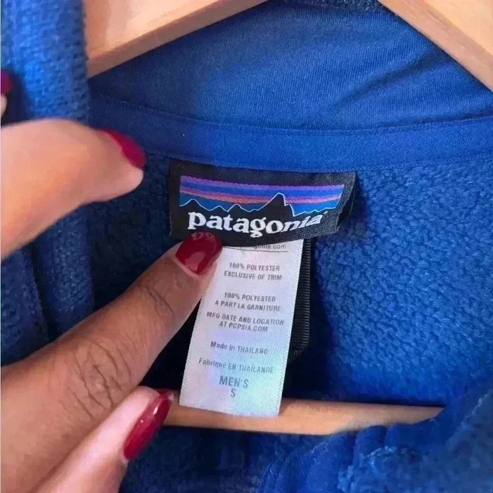 Patagonia Men's Better Sweater 1/4-Zip Fleece Size S Navy - Picture 6 of 6